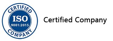 ISO 9001 : 2015 COMPANY Certified Company